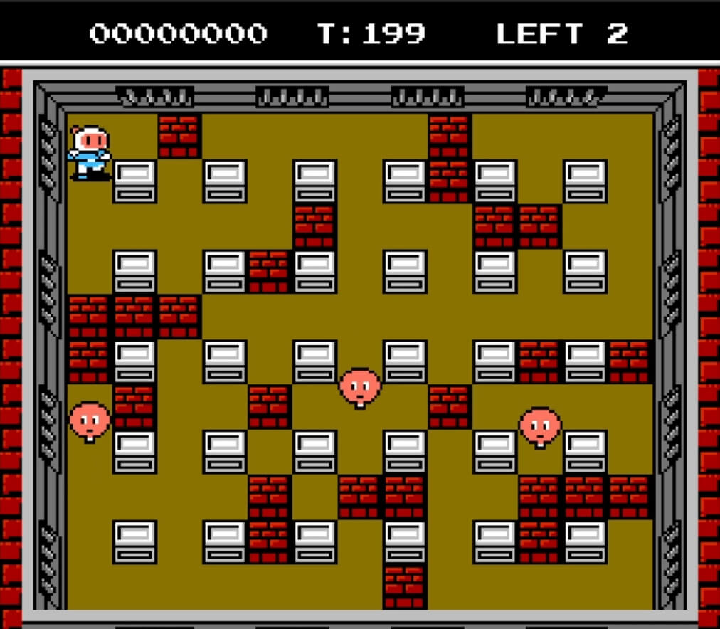 Bomberman 2 - геймплей игры Dendy\NES